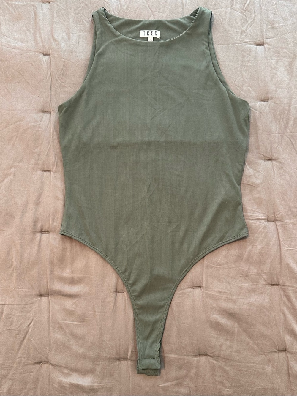 TCEC Women’s Green Sleeveless Bodysuit